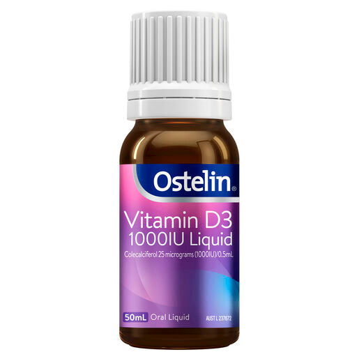 Ostelin Vitamin D3 1000IU Liquid 50mL