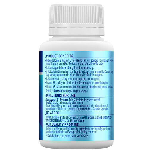 Ostelin Calcium & Vitamin D3 60 Tablets