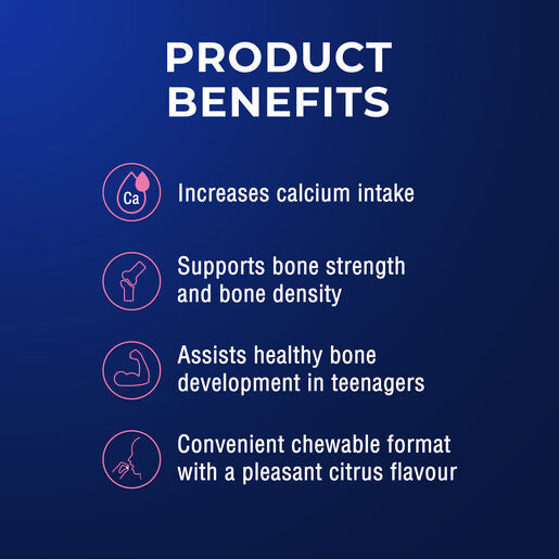 Ostelin Calcium & Vitamin D3 Chewable 60 Tablets