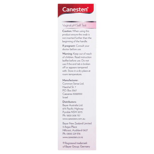 Canesten Vaginal Ph Self Test