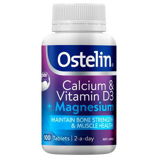 Ostelin Calicium & Vitamin D3 + Magnesium 100 Tablets